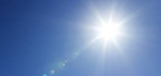 stralende zon